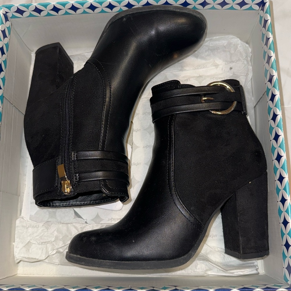 Black booties